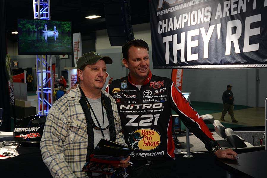 Visit the Expo and you are likely to see Kevin VanDam all over the show. Heâs the color analyst for The Bassmaster TV show in the B.A.S.S. booth. Or you might find him in the Nitro booth taking selfies with fans. 