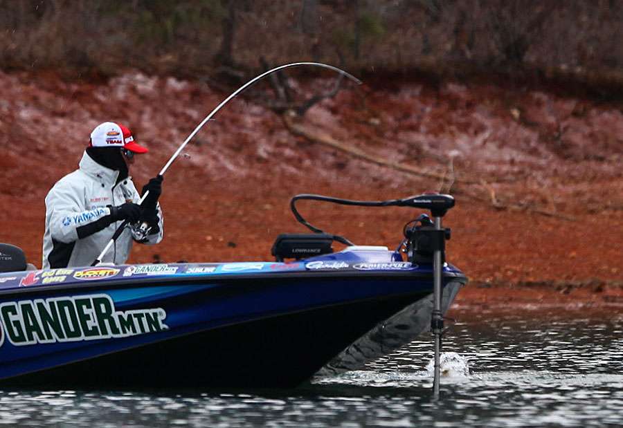 Fishing with light tackle such as a spinning rod requires a light touch when fighting a fish to the boat.