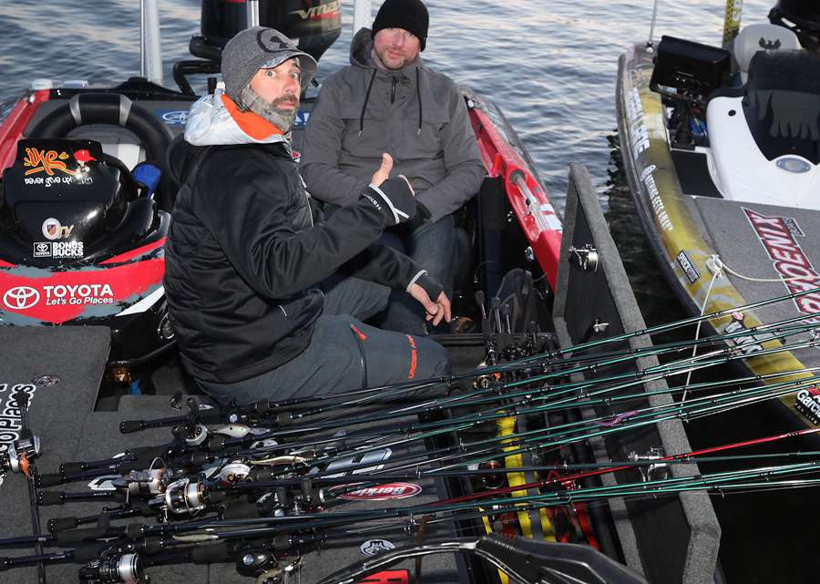 Mike Iaconelli was pulling all the artillery from his rod lockers. 