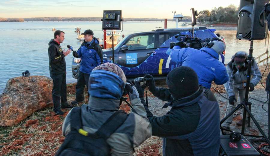 The Weather Channel interviews Kevin VanDam.