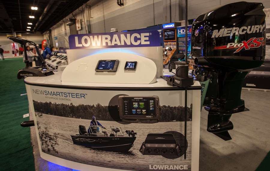 Lowrance has all their new 2015 units on display.