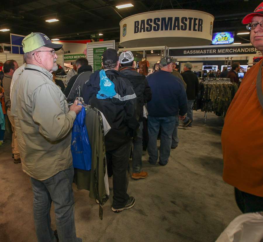 Bassmaster clothing is always a popular purchase.  