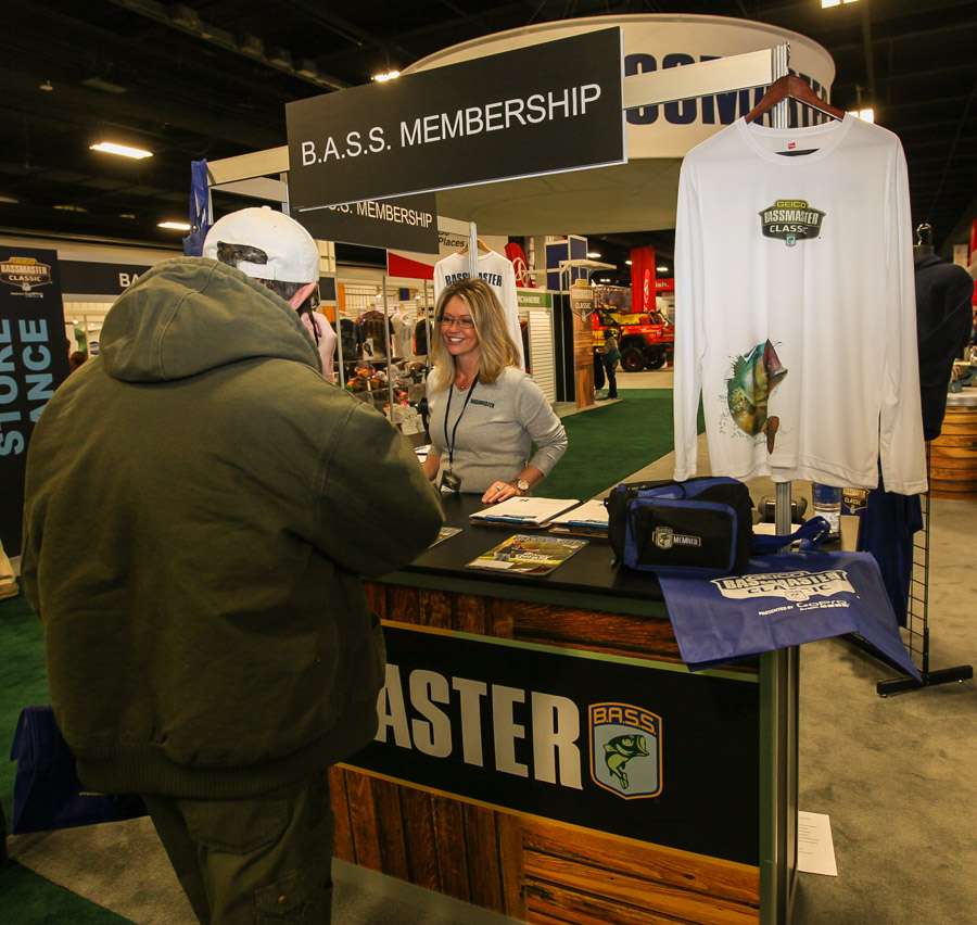 You can renew  your Bassmaster membership or signup for a lifetime membership at the Expo. 