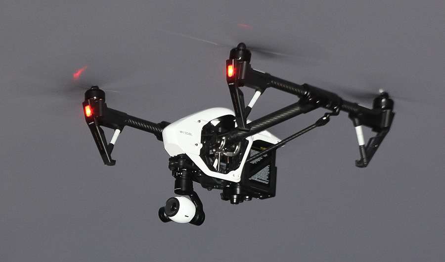 A closer look at the Bassmaster TV drone. Be careful, we see all!
