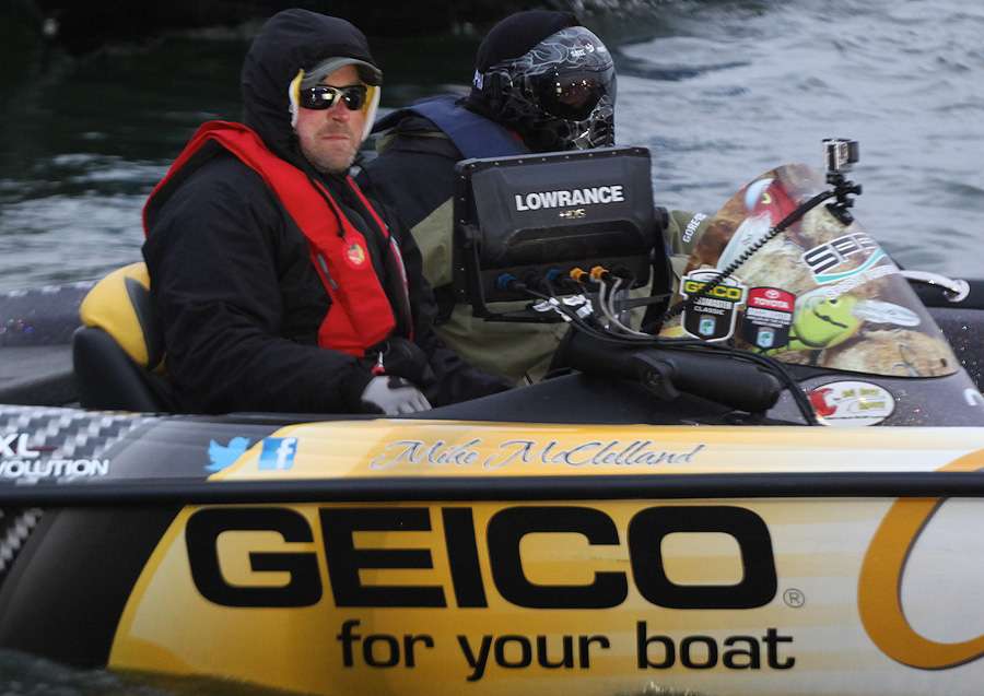 Mike McClelland sits in 16th place after Day 1. 