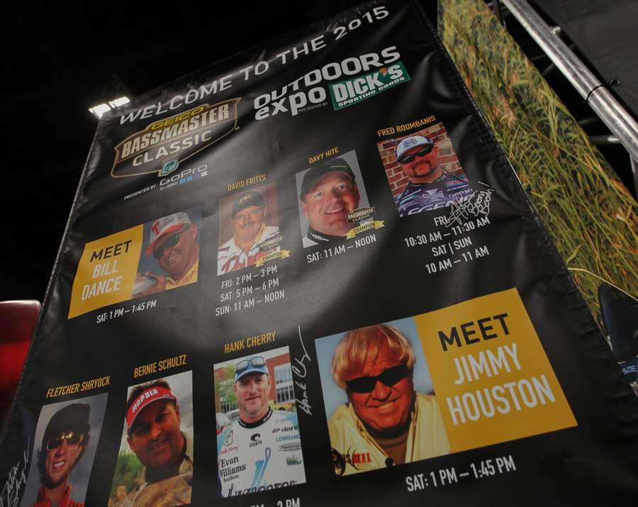 These bass legends and rising stars spent time on the Toyota Hooked Up stage with Bassmaster magazine editor James Hall. 