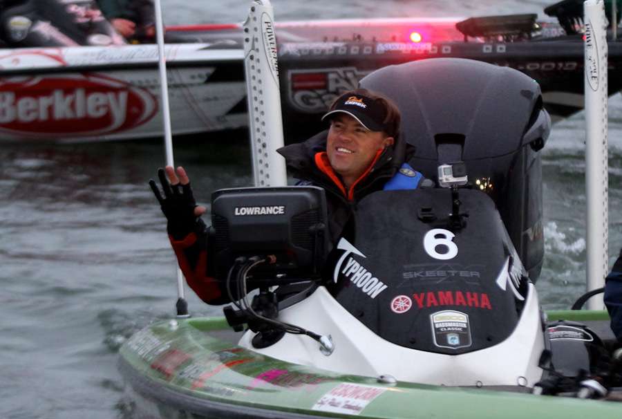 Arizona pro Clifford Pirch is fishing in his 2nd Classic.