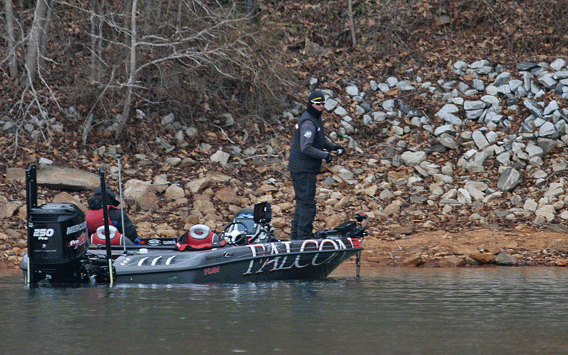 Jason Christie was fishing just across the cove from Short.
