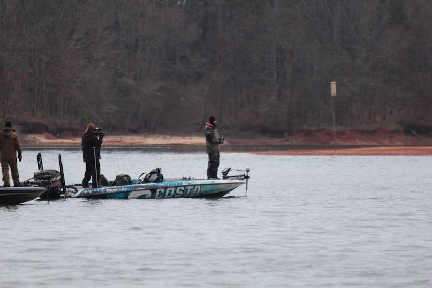 Local favorite Casey Ashley gets off to a solid start on Day 2 of the GEICO Bassmaster Classic presented by GoPro. 
