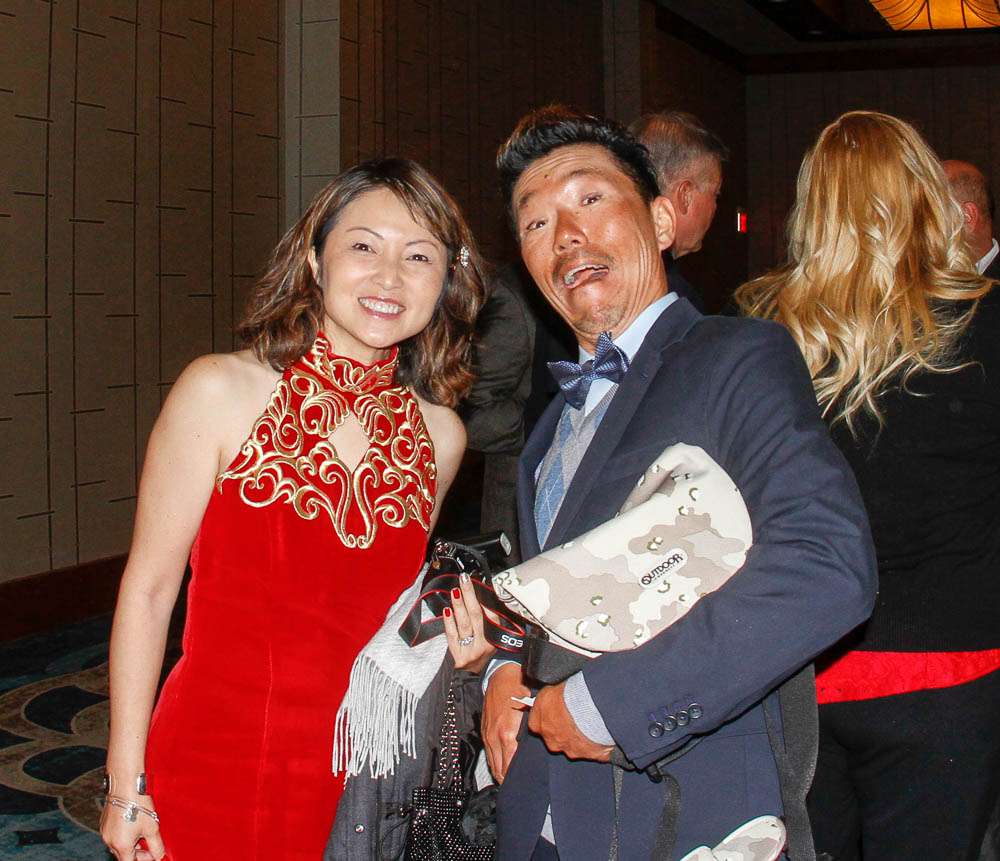 Shin Fukae and his wife