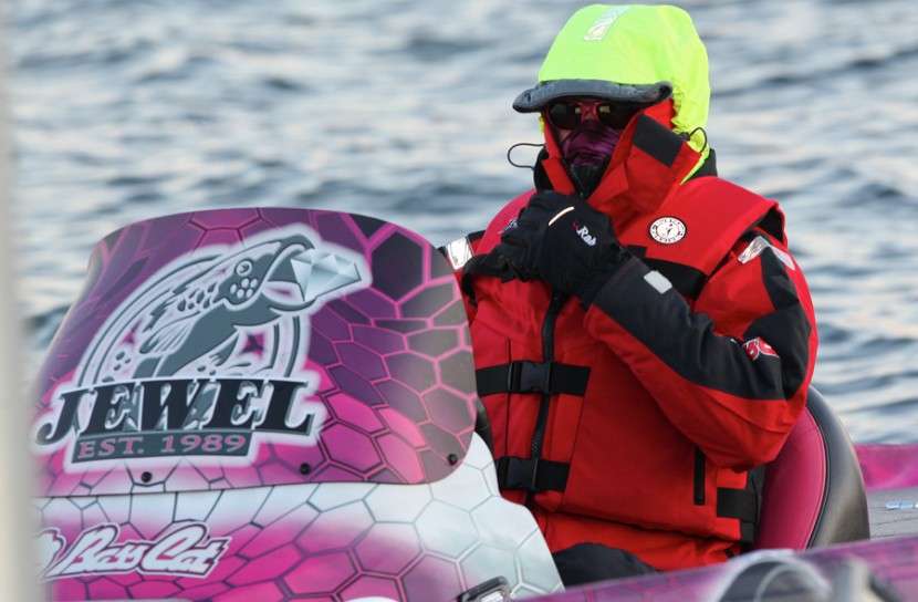 Hint: This angler is the only one who has the guts to wear pink.