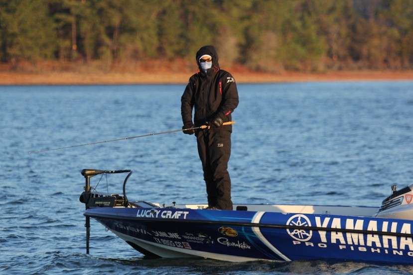 Hint: This Elite angler notched a prestigious Bassmaster Classic win in 2004, and he came dang close in 2015.