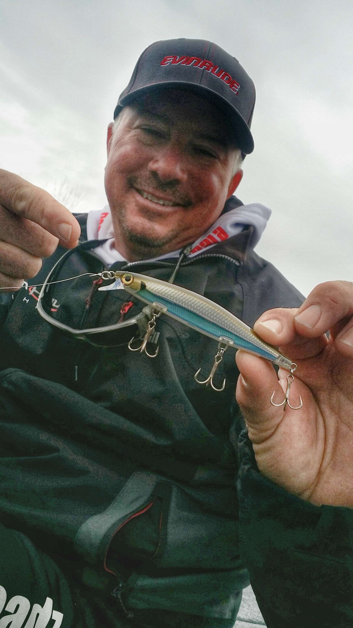 Randall Tharp stuck with main-lake docks in 10 to 25 feet and a Rapala Shadow Rap jerkbait (moss back shiner) the whole tournament. He fished slow, but made only three casts per dock: each side, and then down the front.