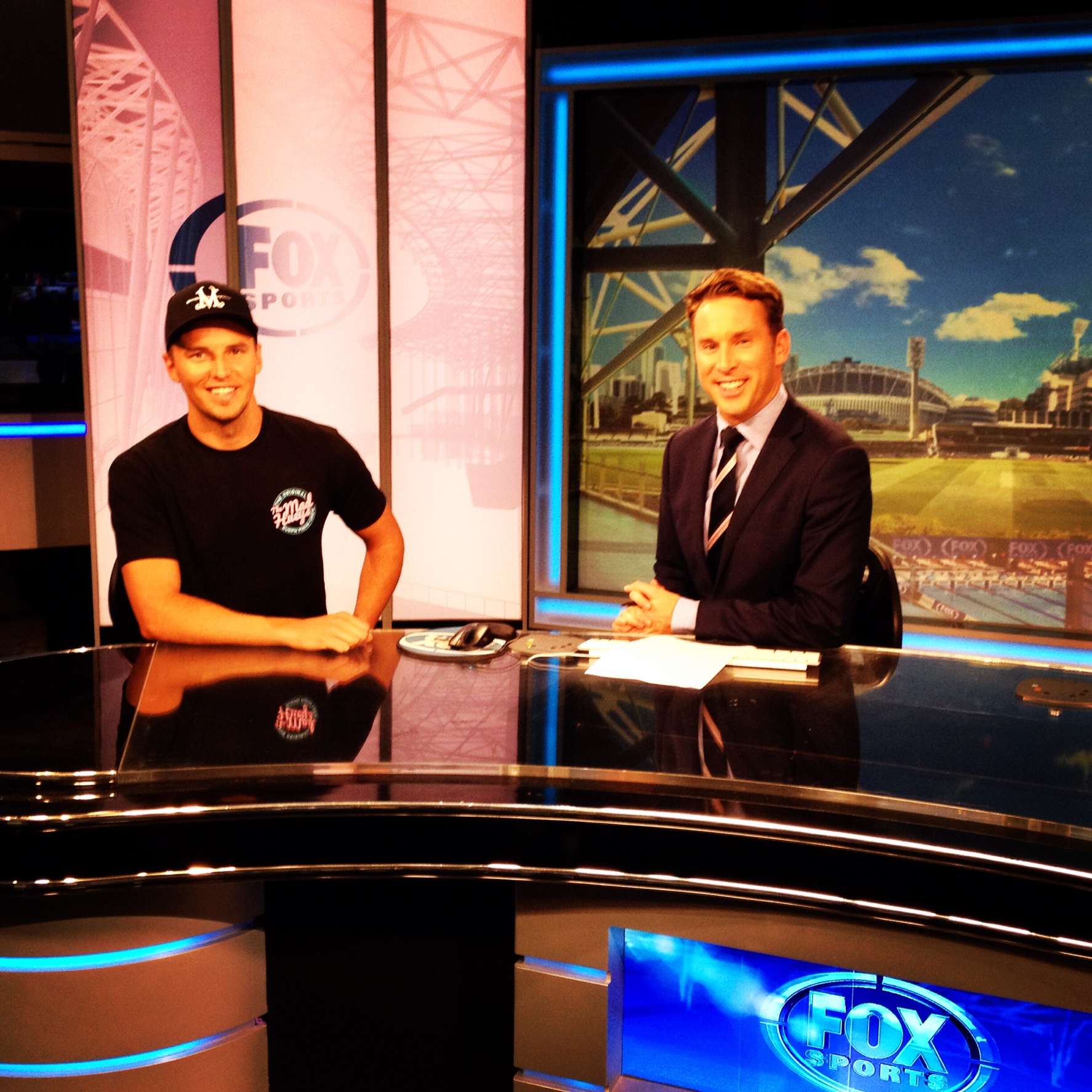 An interview with Fox Sports helped increase awareness in Australia about professional bass fishing.