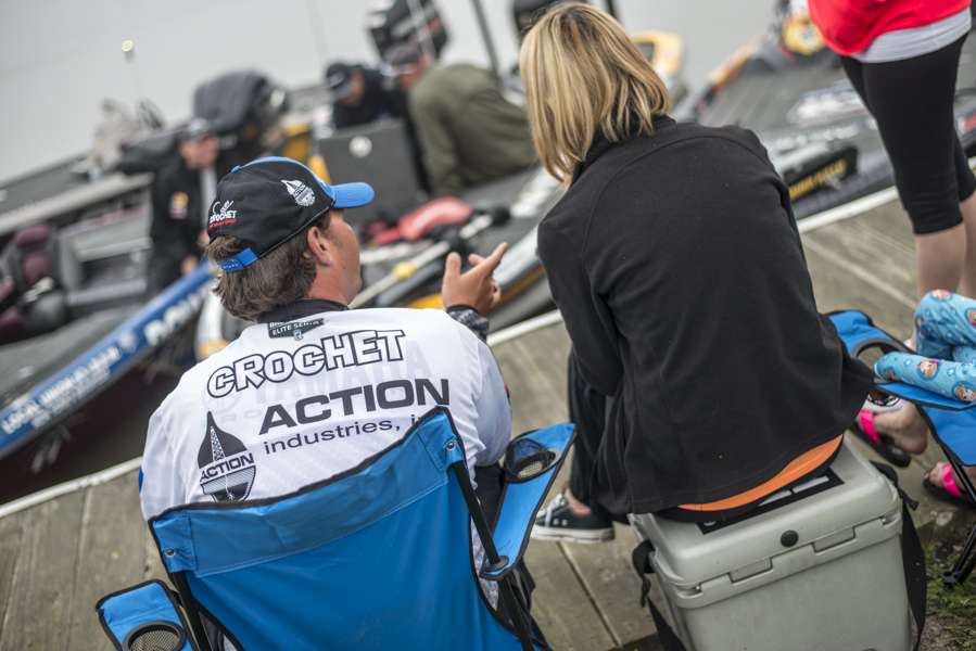 And how often do you see elite anglers sitting in a lawn chair on the dock at take off. 