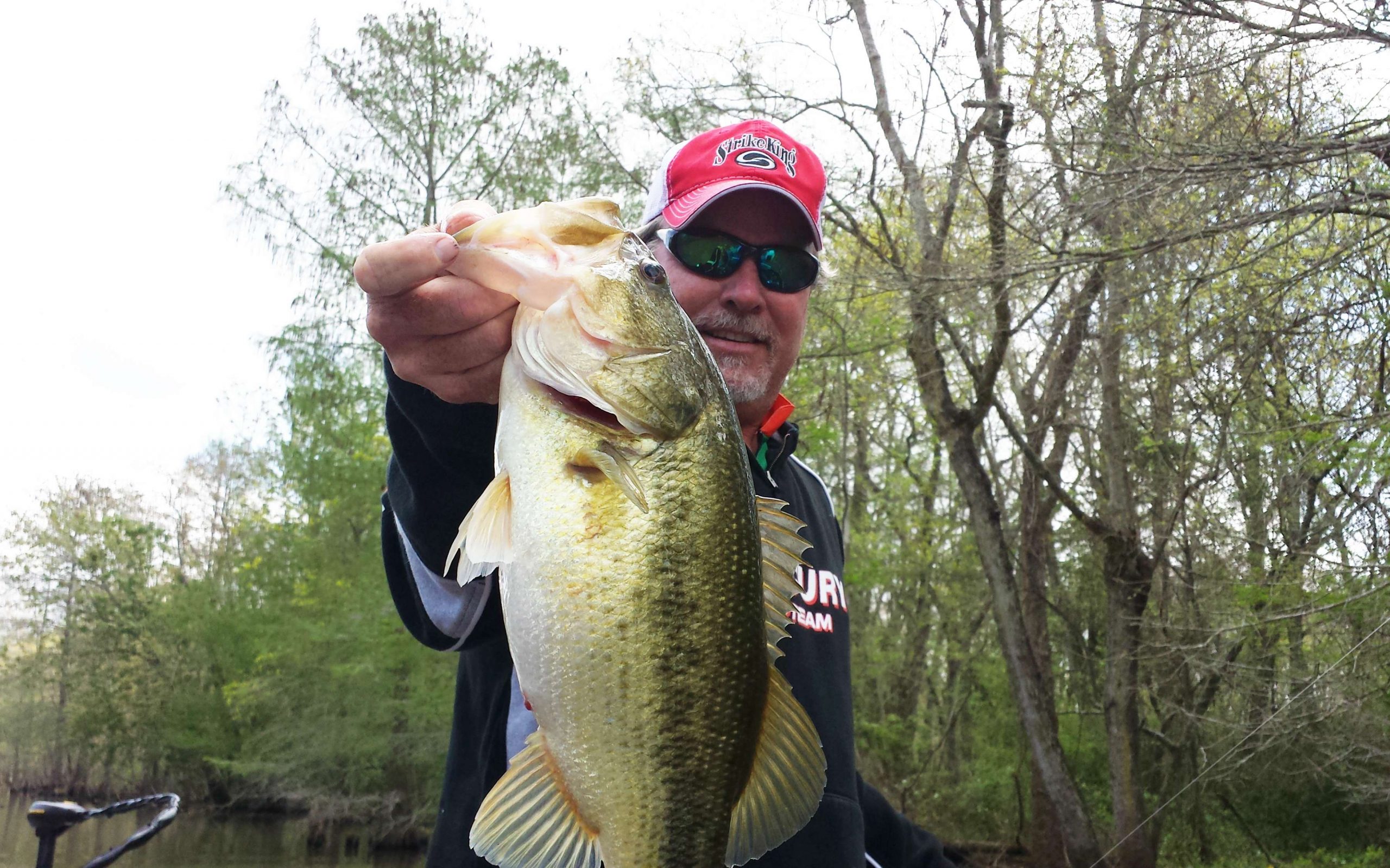 Another one for Tietje, 3-pounds, 8-ounces.
<br>Photo by Bassmaster Marshal R.J. Chandler
