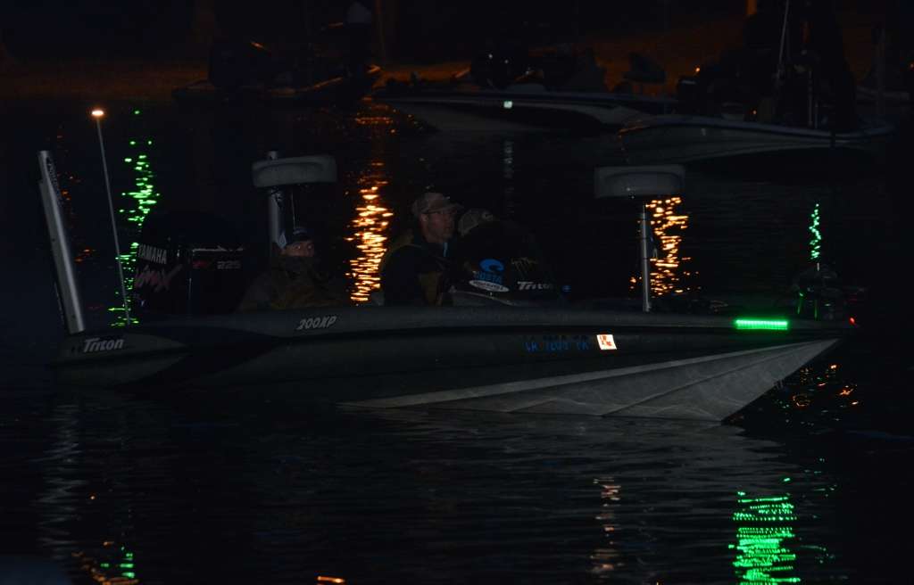 Some anglers were bundled up for the morning, but temperatures in the 60s are in the forecast.