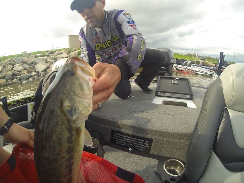 Aaron Martens had a bag full of solid fish, and it's got him sitting in the Top 5.
