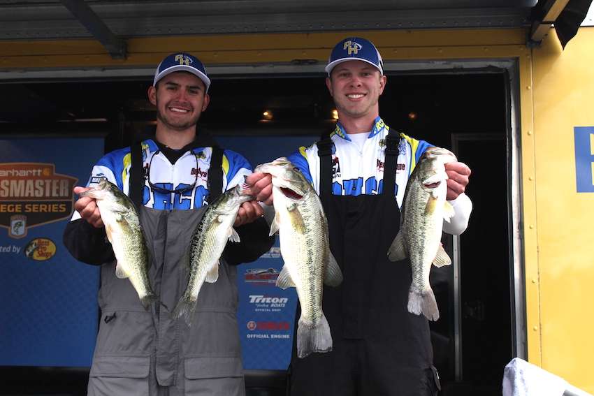 Trey Joyce and Ross Adams, PHCC Fishing Team (33rd, 20-13)