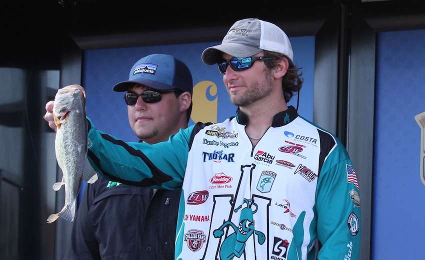 Hunter Leppert and Cole Eubanks of Arkansas-Monticello finish 10th with 15-10. 