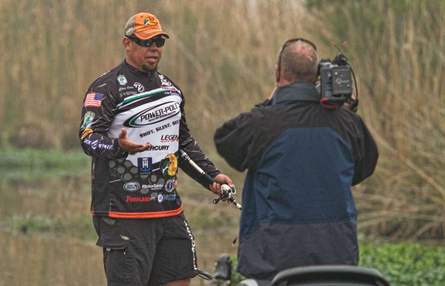 Lane continues filling in details during the Bassmaster LIVE show.
