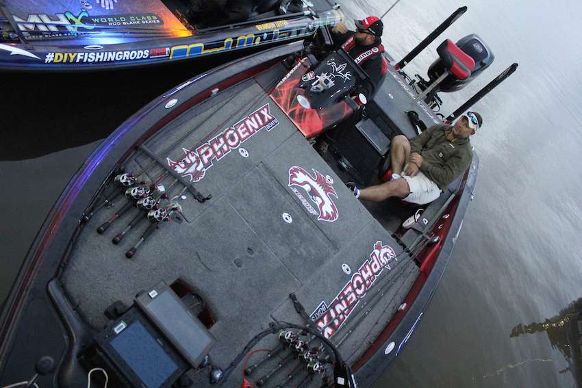 The most intimidating man in all of professional bass fishing right now, Greg Hackney. 