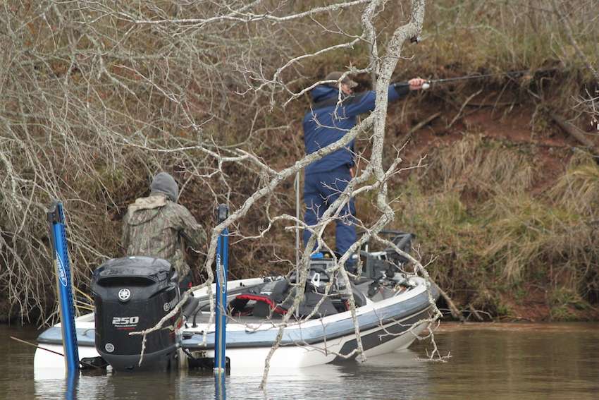 Anglers work their way back into the thick of things. 