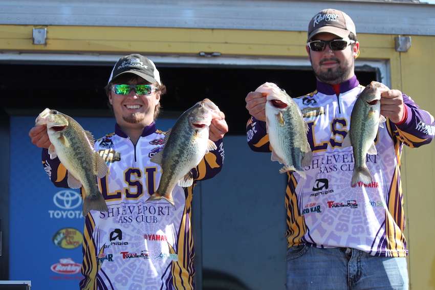 JP Kimbrough and Jared Rascoe of LSU Shreveport moved into 15th with 10-0. 