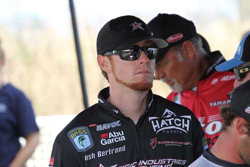 Josh Bertrand hopes to rebound from a tough Day 1.