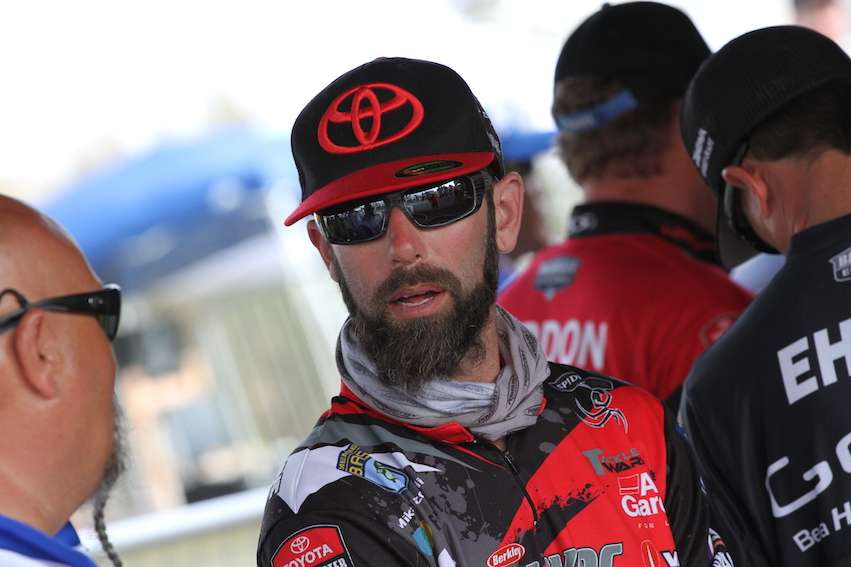 Mike Iaconelli and Joe Sancho talk about their Day 1's on the Sabine...