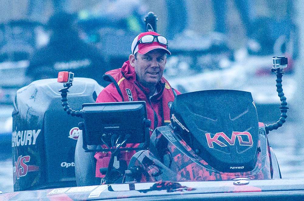 Kevin VanDam is focused this morning on the season.
