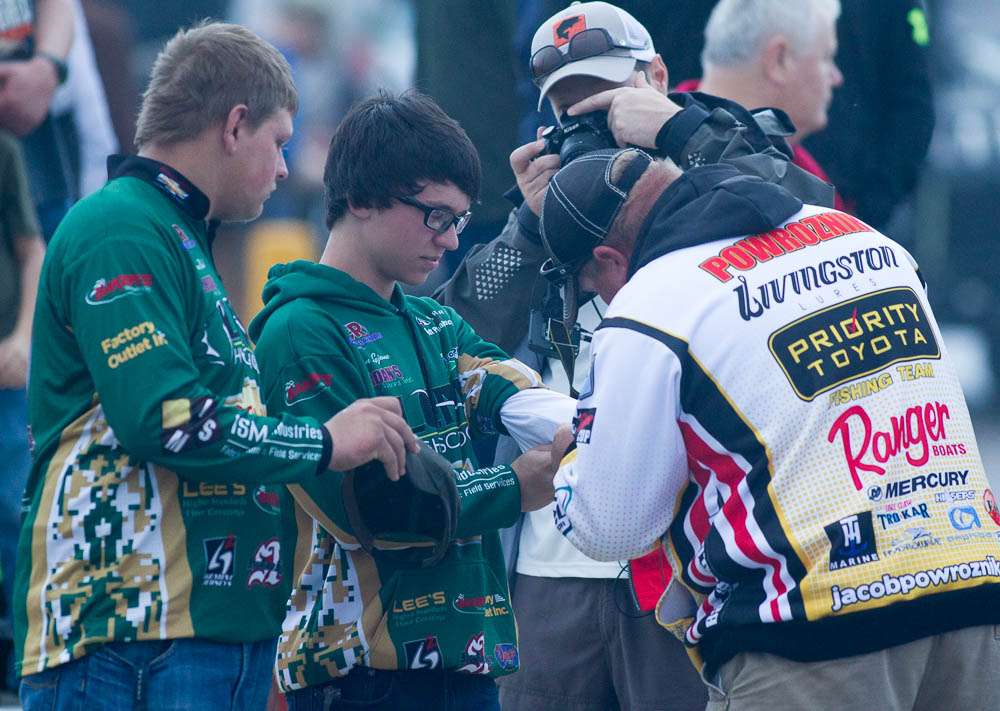 The good news? Fans get a chance to meet some of their favorite anglers like Jacob Powroznik. 
