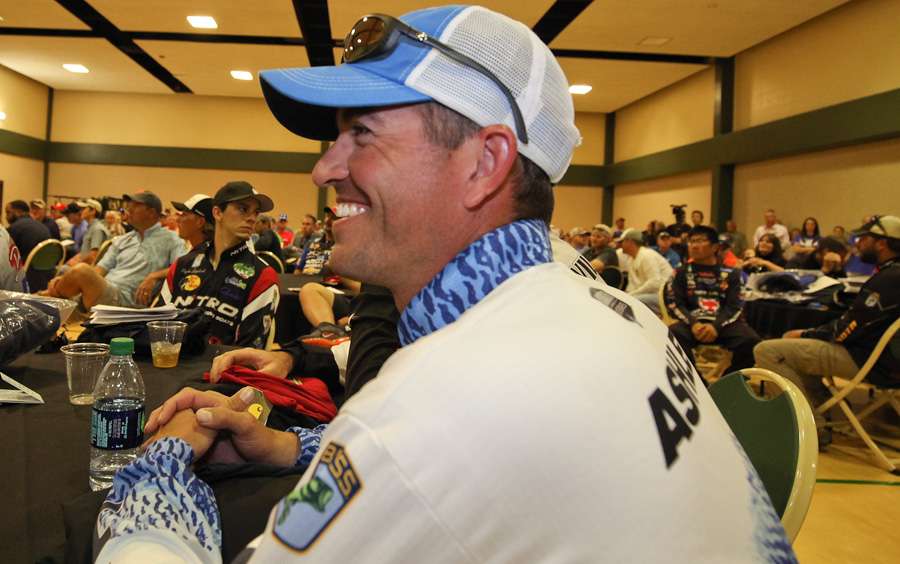 Casey Ashley was still smiling after his win at the 2015 Bassmaster Classic. 