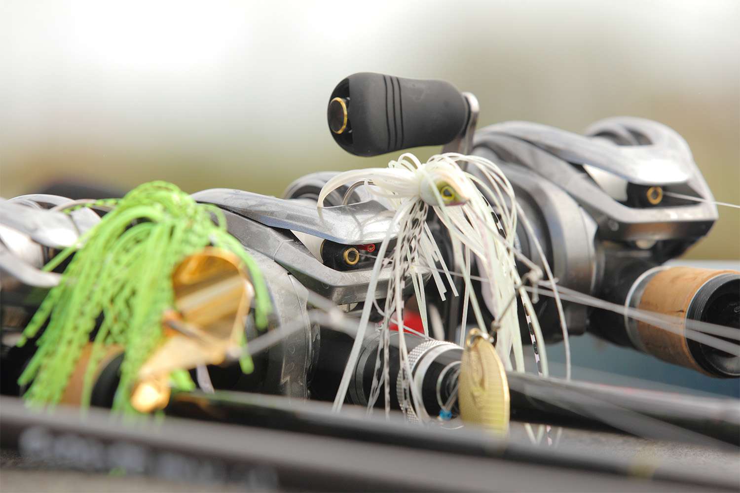 Some of the Shimano weapons Iyobe will fish in the Elite Series.