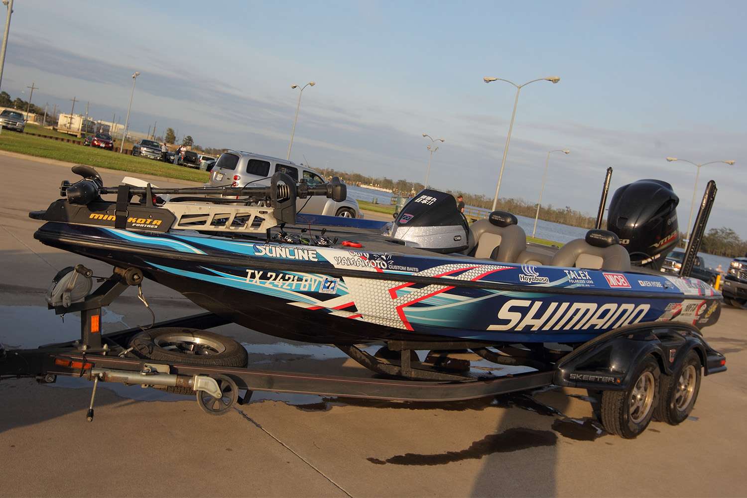 This is his Skeeter/Yamaha combo for his first Elite Season.