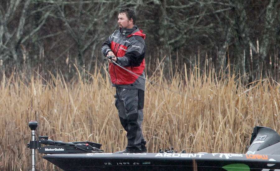 Fred Roumbanis is one of several Elite Series anglers fishing Ross Barnett this week.