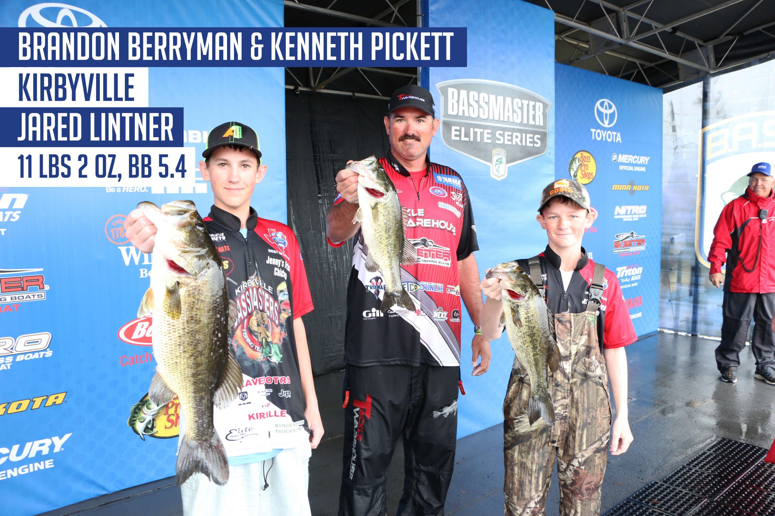 ...and weigh in on the Bassmaster Elite Series stage at the Bassmaster Elite at Sabine River presented by STARK Cultural Venues.