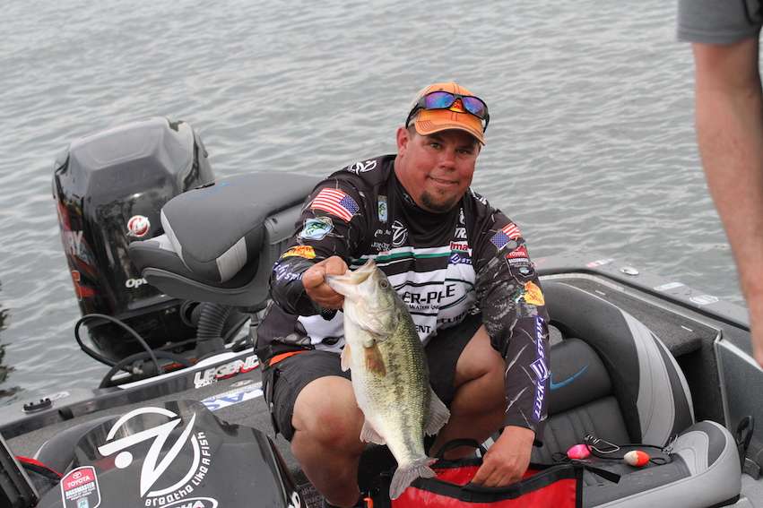 Lane won the first Elite event of the season and came into this event atop of the Toyota Bassmaster Angler of the Year standings.