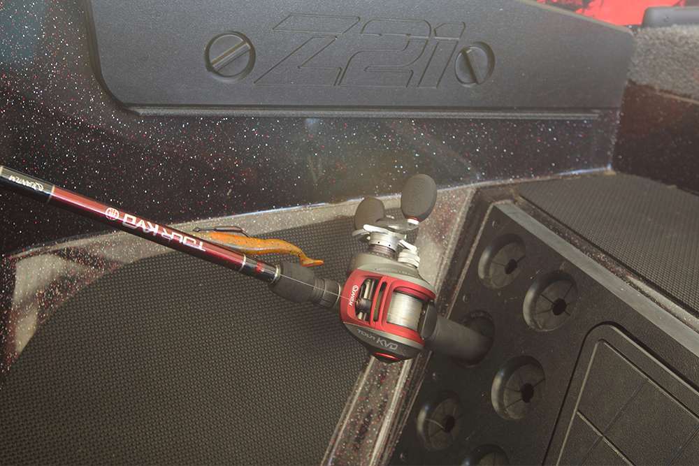 You co-anglers rods will be safe and sound thanks to redesigned rod holders.