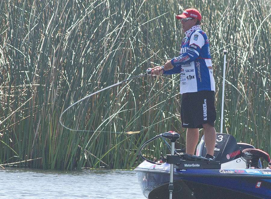 Other anglers were close, like Dean Rojas.
