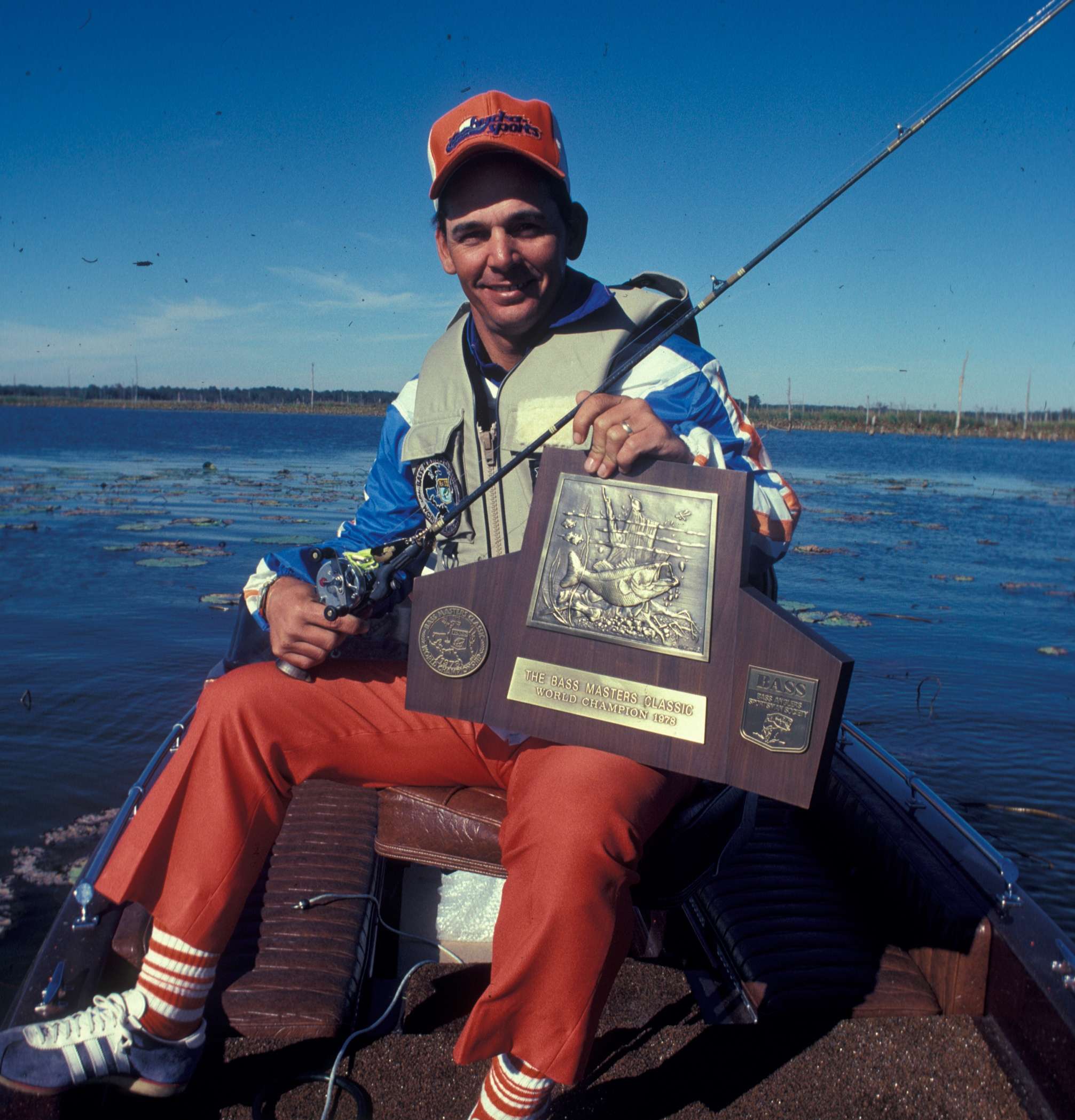 2. Who is your fishing hero?

Bobby Murray (pictured above). I grew up in Hot Springs, Ark. (Where Bobby Murray is from, as well.) I remember when he won that first Bassmaster Classic (in 1971) and when he won it again (in 1978). Bobby took me fishing when I was just learning how to bass fish. Being on the lake with Bobby was like a crash course, with the knowledge he had. He was a very versatile fisherman, and he was willing to share that with a kid. It was invaluable.