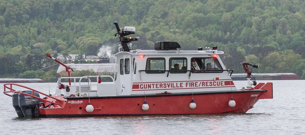 As always, Guntersville Fire/Rescue keeps the area safe.