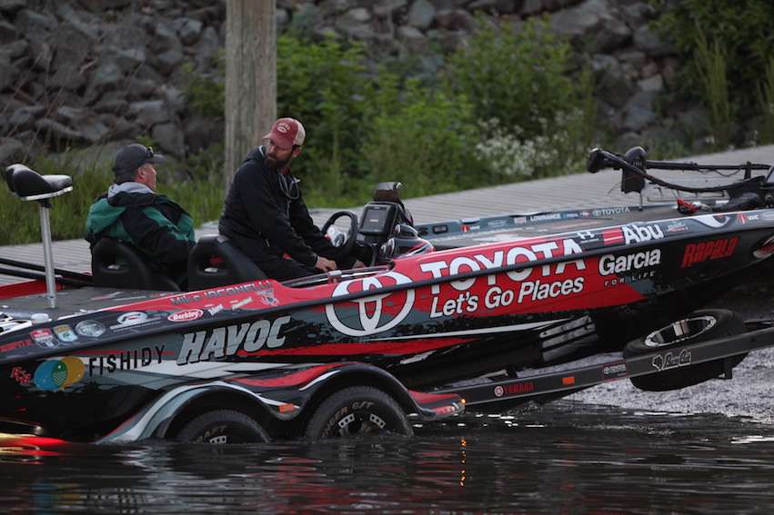 Mike Iaconelli rolls in.