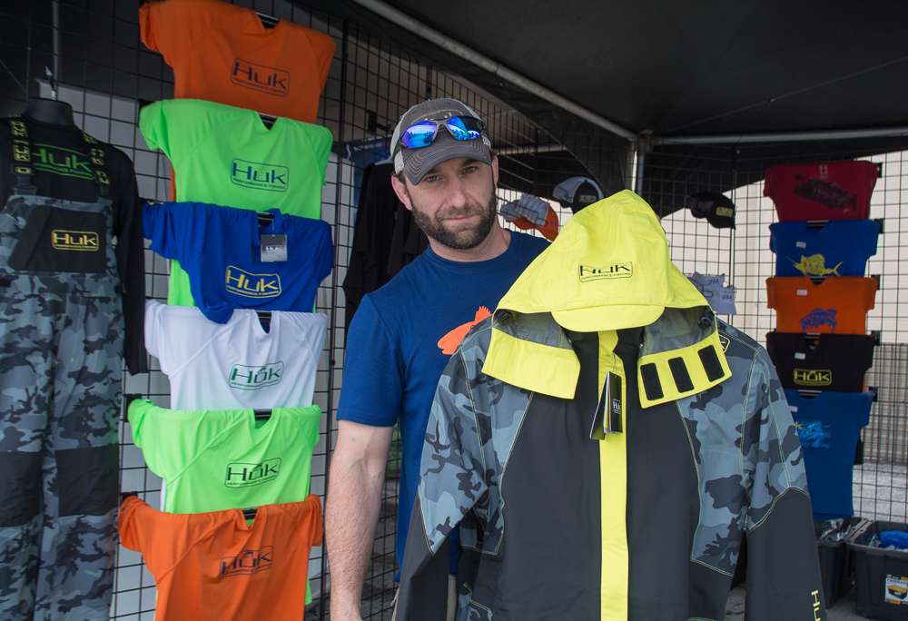 I don't think Huk is handing out their new Foul Weather Gear, but you can check it out along with all their merchandise.
