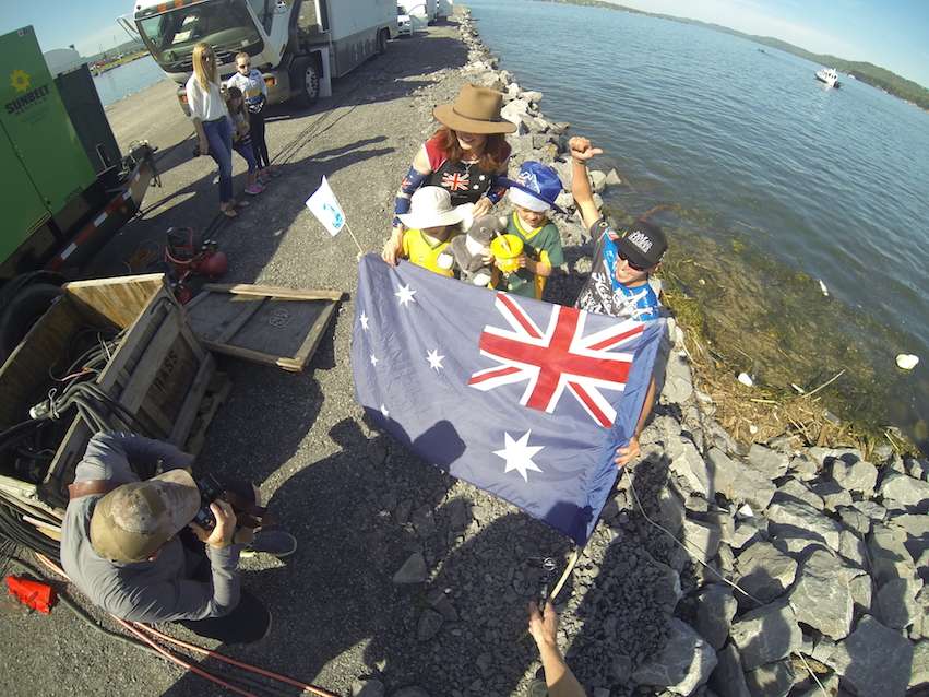Australian supporters are great for the sport of bass fishing.