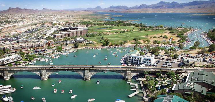Lake Havasu City is famous for the London Bridge, which was bought by city founder Robert McCullough in the 1960's for $2.4 million. (Photo courtesy of buyhavasuproperty.com)