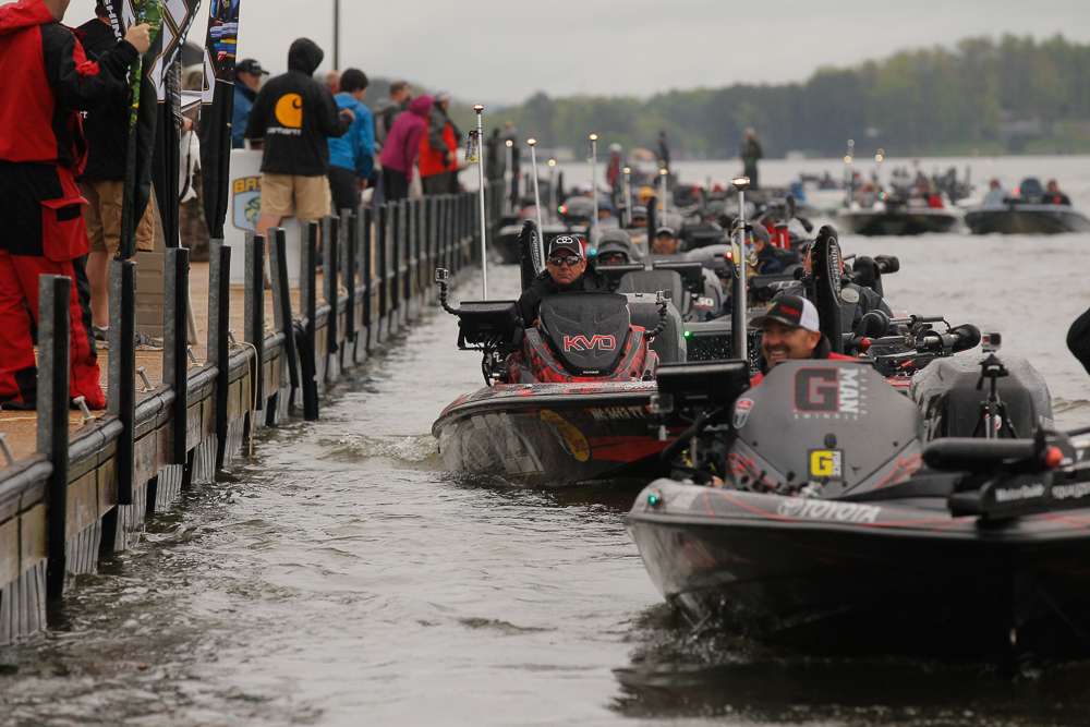 Kevin VanDam and Gerald Swindle...a bass fan's dream.