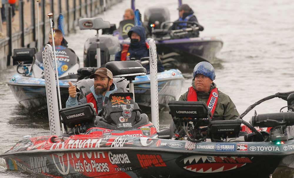 Our Day 1 leader, Micheal Iaconelli, is all smiles.