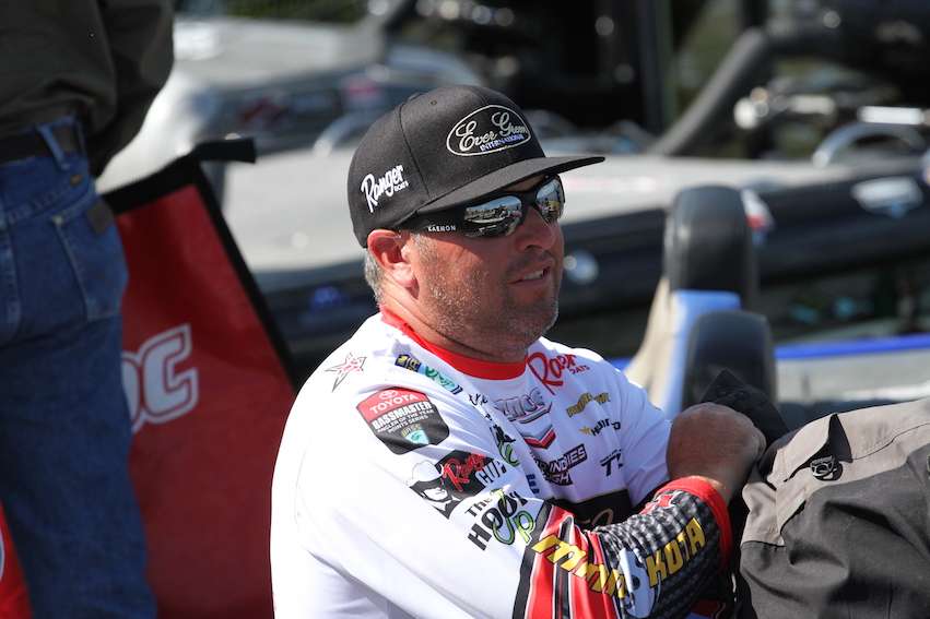 Brett Hite talks about his day, he finished 13th and just barely missed out on fishing Sunday.
