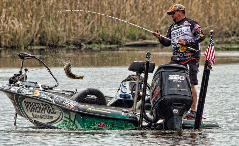 He led wire-to-wire on the Sabine River, swinging in some of the biggest fish on the bayou.